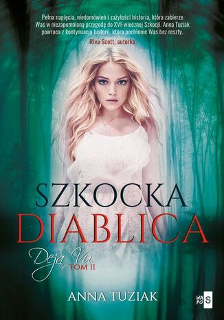 Deja Vu 2. Szkocka diablica Anna Tuziak - okladka książki