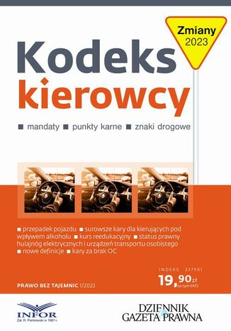 Kodeks Kierowcy Zmiany 2023 Praca zbiorowa - okladka książki
