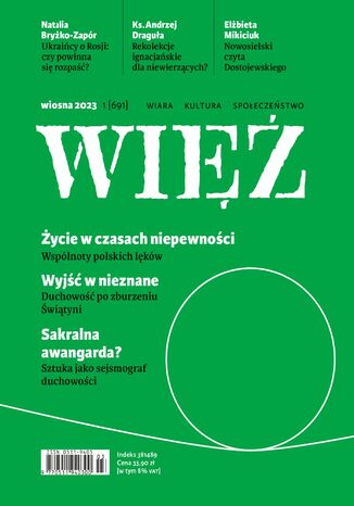 Więź 1/2023 Opracowanie zbiorowe - okladka książki
