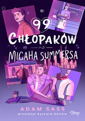 99 chłopaków Micaha Summersa Adam Sass - okladka książki