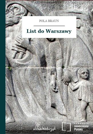 List do Warszawy Pola Braun - okladka książki