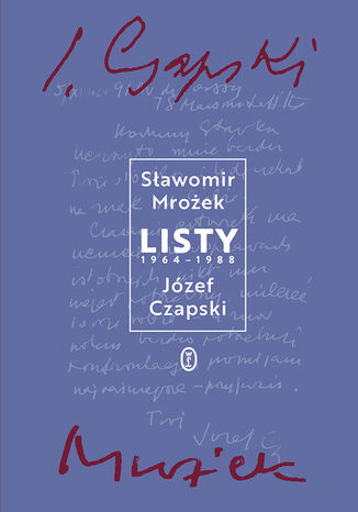 Listy 1964-1988 Józef Czapski, Sławomir Mrożek - okladka książki