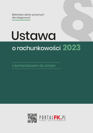Ustawa o rachunkowości 2023 Katarzyna Trzpioła - okladka książki