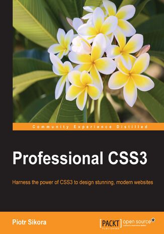 Professional CSS3. Harness the power of CSS3 to design stunning, modern websites Piotr Sikora - okladka książki