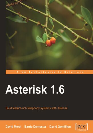 Asterisk 1.6. Build feature-rich telephony systems with Asterisk David Merel, David Gomillion, Barrie Dempster - okladka książki