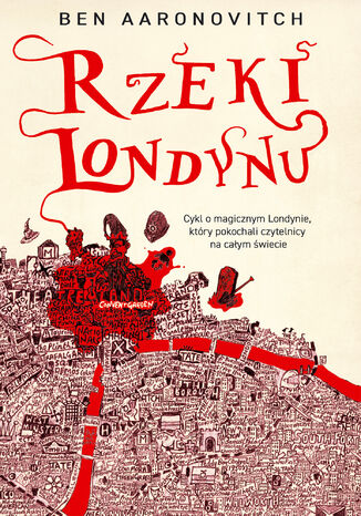 Rzeki Londynu. Peter Grant. Tom 1 Ben Aaronovitch - okladka książki