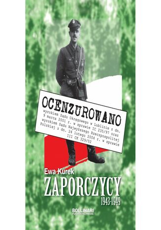 Zaporczycy 1943-1949 Ewa Kurek - okladka książki