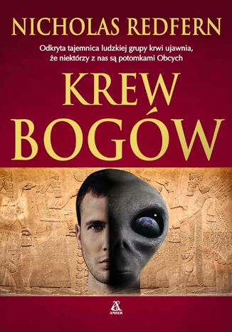 Krew bogów Nicholas Redfern - okladka książki