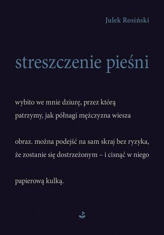 streszczenie pieśni Julek Rosiński - okladka książki