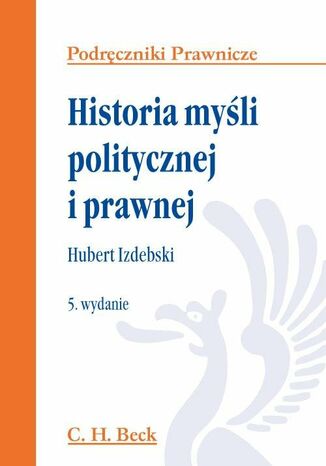 Historia myśli politycznej i prawnej Hubert Izdebski - okladka książki