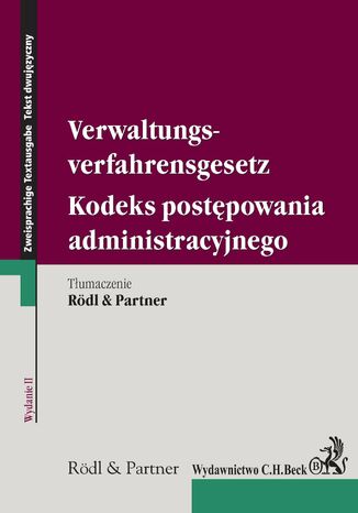 Kodeks postępowania administracyjnego. Verwaltungsverfahrensgesetz. wydanie 2 Opracowanie zbiorowe - okladka książki