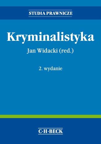 Kryminalistyka Jan Widacki - okladka książki