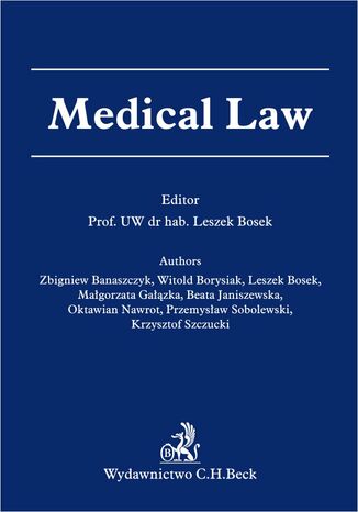 Medical Law Leszek Bosek, Zbigniew Banaszczyk, Witold Borysiak - okladka książki