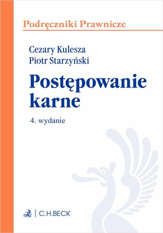 Postępowanie karne Cezary Kulesza, Piotr Starzyński - okladka książki