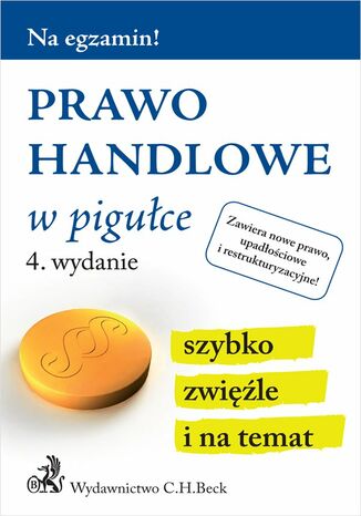 Prawo handlowe w pigułce. Wydanie 4 Wioletta Żelazowska - okladka książki