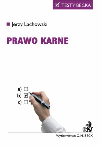 Prawo karne Jerzy Lachowski - okladka książki