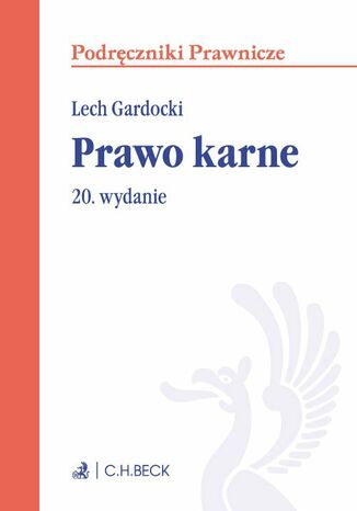 Prawo karne. Wydanie 20 Lech Gardocki - okladka książki