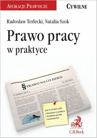 Prawo pracy w praktyce Radosław Terlecki, Natalia Szok - okladka książki