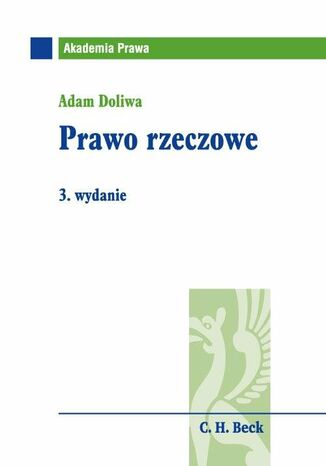 Prawo rzeczowe Adam Doliwa - okladka książki