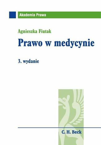 Prawo w medycynie Agnieszka Fiutak - okladka książki