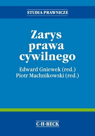 Zarys prawa cywilnego Edward Gniewek, Piotr Machnikowski - okladka książki