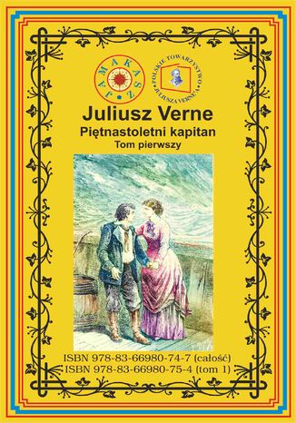 Piętnastoletni kapitan. Tom 1 Juliusz Verne - okladka książki