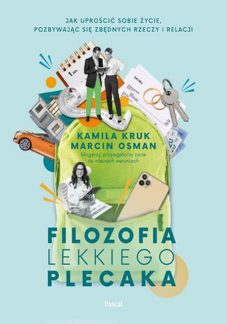 Filozofia lekkiego plecaka Marcin Osman, Kamila Kruk - okladka książki