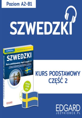 Szwedzki. Kurs podstawowy mp3 część 2 Claudia Kaliczak, Katarzyna Kruk, Jakub Bero - okladka książki