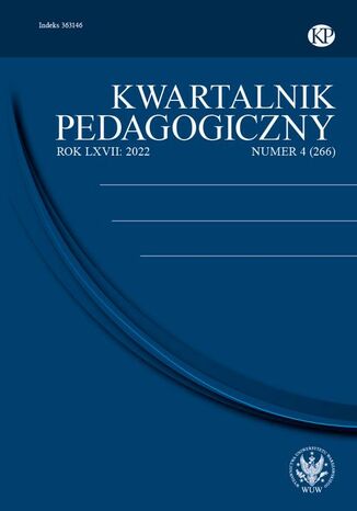 Kwartalnik Pedagogiczny 2022/4 (266) Joanna Madalińska-Michalak - okladka książki