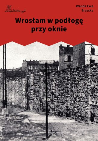 Wrosłam w podłogę przy oknie Wanda Ewa Brzeska - okladka książki