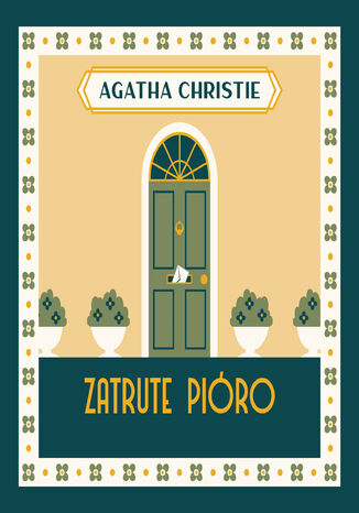 Zatrute pióro Agatha Christie - okladka książki