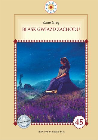 Blask gwiazd Zachodu Zane Grey - okladka książki