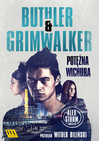 Potężna wichura Leffe Grimwalker & Dan Buthler - okladka książki