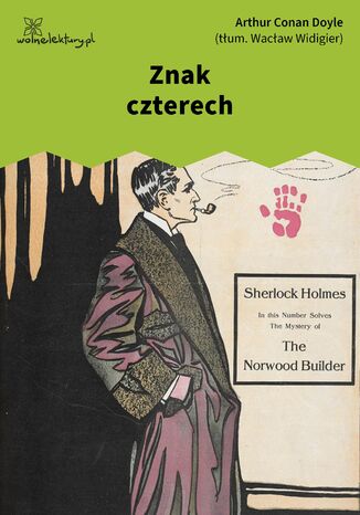 Znak czterech Arthur Conan Doyle - okladka książki