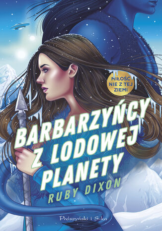 Barbarzyńcy z lodowej planety Ruby Dixon - okladka książki