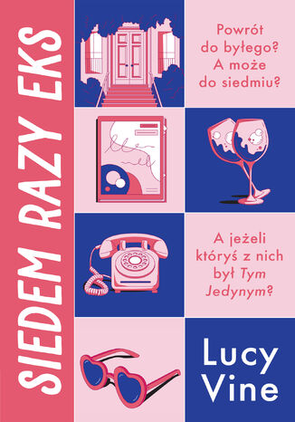 Siedem razy eks Lucy Vine - okladka książki