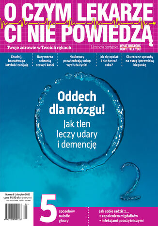 O Czym Lekarze Ci Nie Powiedzą. 8/2023 Wydawnictwo AVT - okladka książki