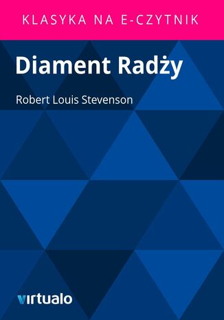 Diament Radży Robert L Stevenson - okladka książki