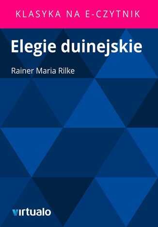 Elegie duinejskie Rainer Maria Rilke - okladka książki