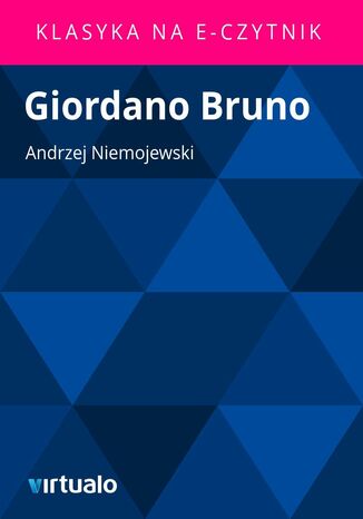 Giordano Bruno Andrzej Niemojewski - okladka książki