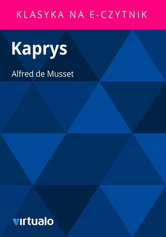 Kaprys Alfred de Musset - okladka książki