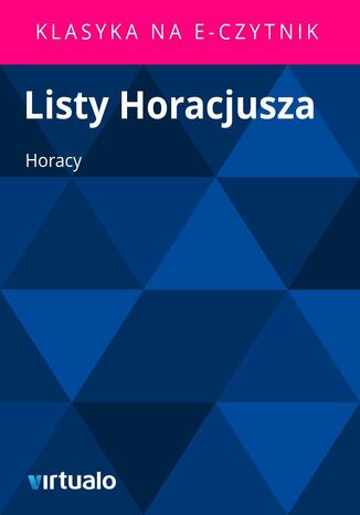 Listy Horacjusza Horacy - okladka książki