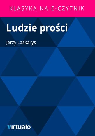 Ludzie prości Jerzy Laskarys - okladka książki