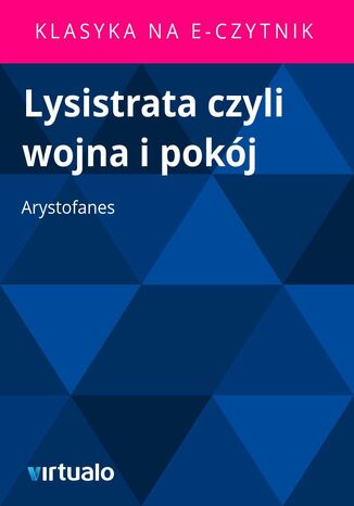 Lysistrata czyli wojna i pokój Arystofanes - okladka książki