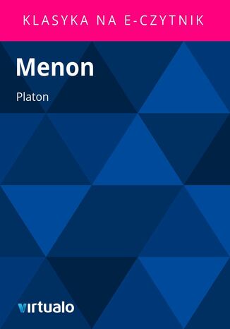 Menon Platon - okladka książki