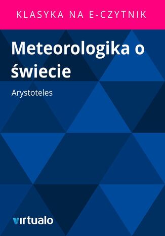 Meteorologika o świecie Arystoteles - okladka książki