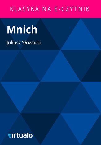 Mnich Juliusz Słowacki - okladka książki