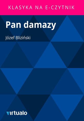 Pan damazy Józef Bliziński - okladka książki