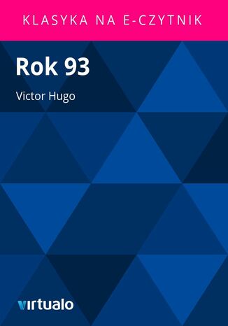 Rok 93 Victor Hugo - okladka książki