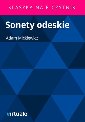 Sonety odeskie Adam Mickiewicz - okladka książki